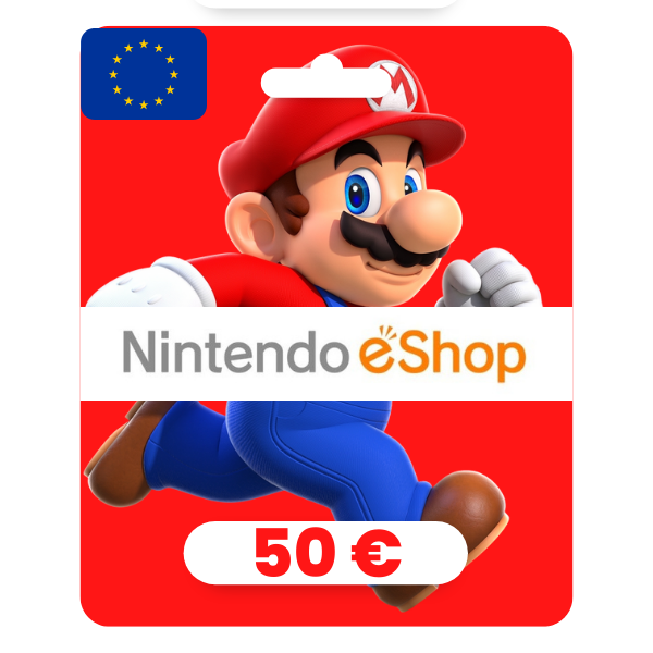 Carte Cadeau 50 EUR (Europe)