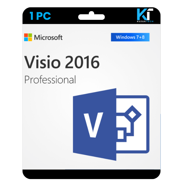 VISIO 2016 1 PC KUJUA TECH VISIO 2016 1 PC KUJUA TECH
