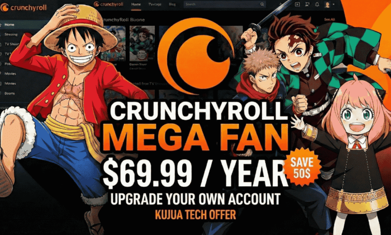Crunchyroll Mega Fan annual subscription discount 69.99
